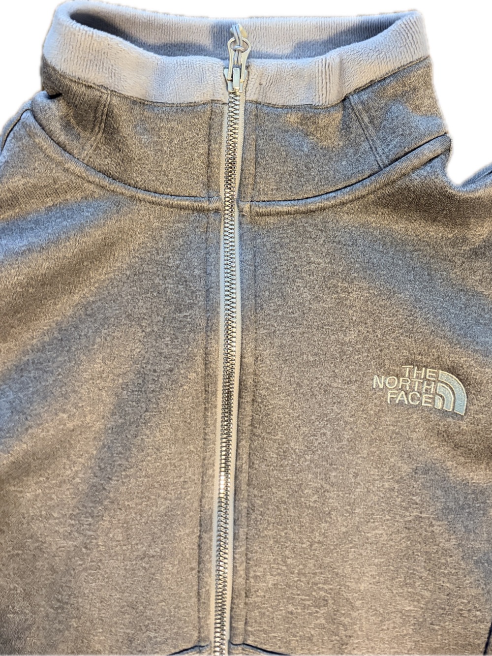 The North Face Canyonlands Full Zip Fleece Jacket Women’s Large Gray Heather - Picture 4 of 10